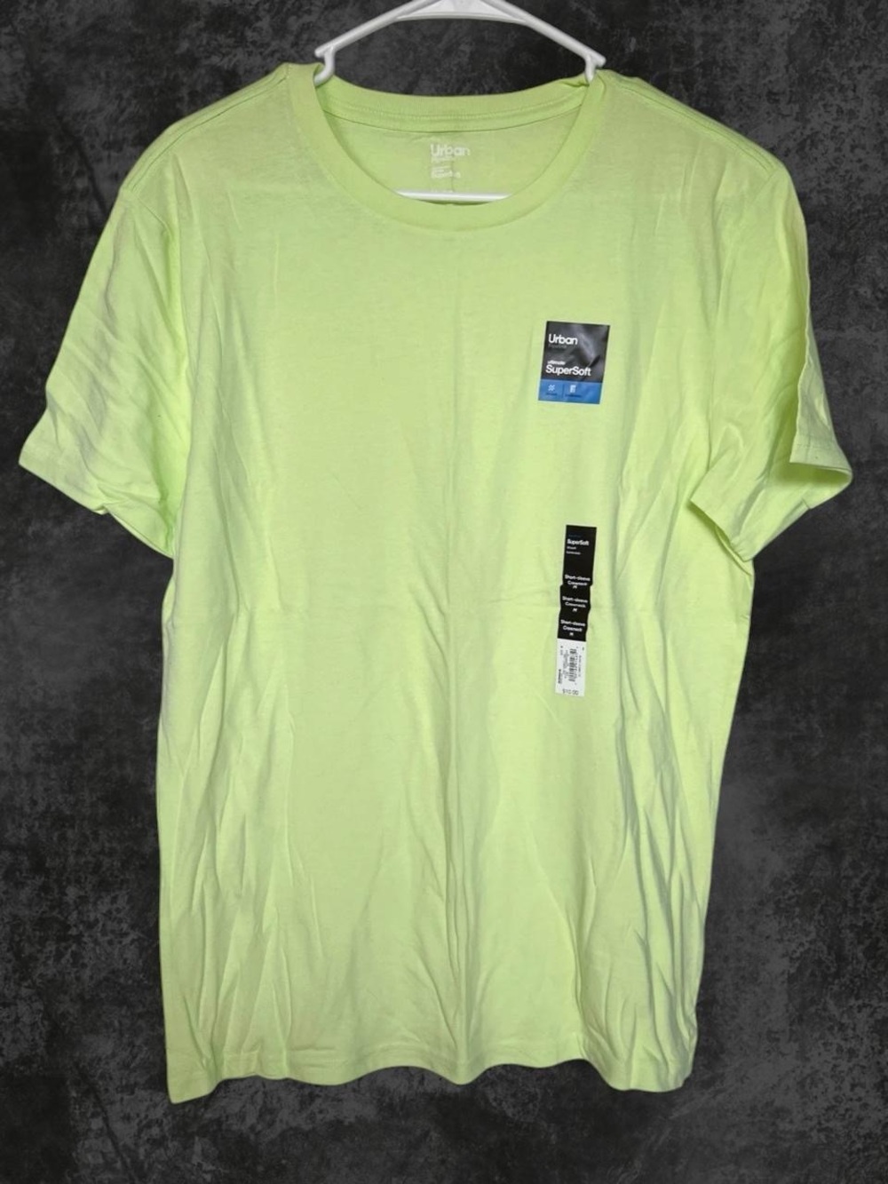 Urban Pipeline Ultimate SuperSoft T Shirt Mens M Fancy Lime Green NWT